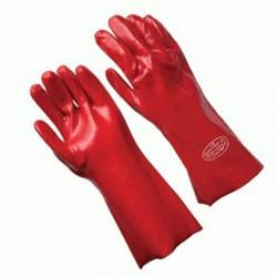 Guante PVC 14-35 Cms Rojo