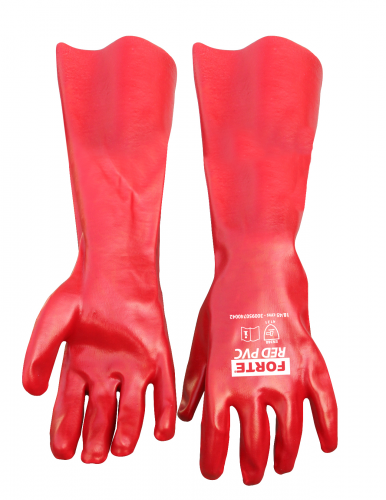 Guante PVC 18-45 Cms Rojo
