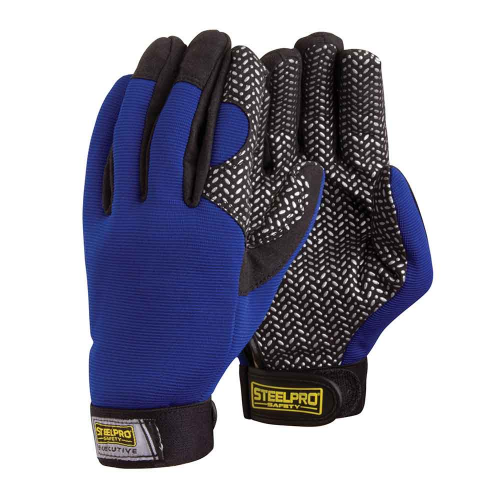 Guante Steel Pro Antideslizantes Azul