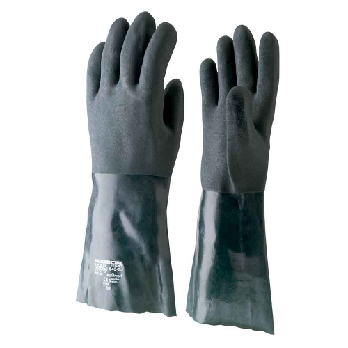 Guantes PVC Verde Rugson