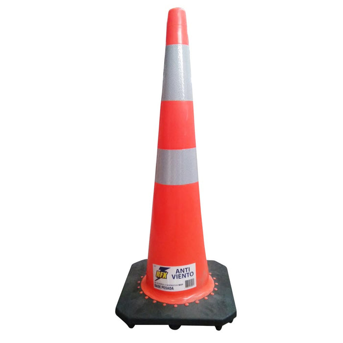Cono Señalización 36" c/doble cinta anti viento