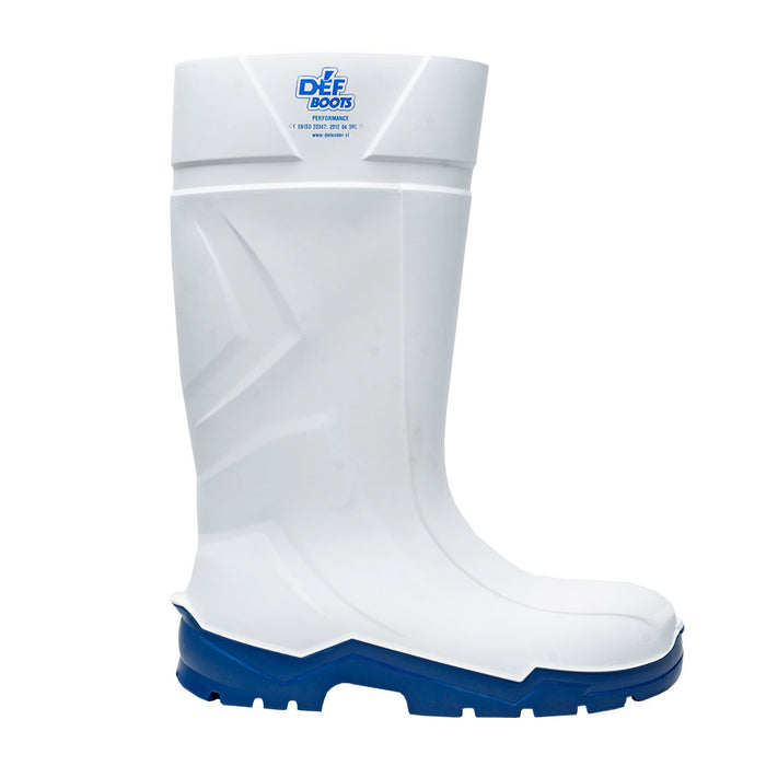 Bota Defender Perfomance Pu blanca sin puntera