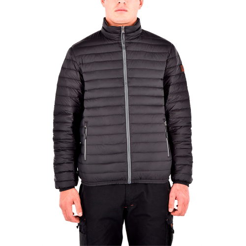 PARKA PLUMA HW GOOSE REVERSIBLE NEGRO MELANGE