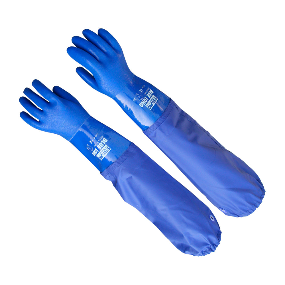 Guante blue long Cuff